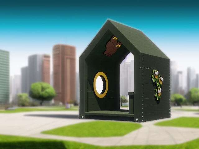 Speelhuisje Powered by GreenMatter